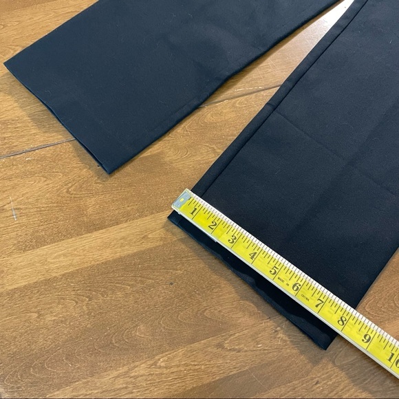 Chico’s Women's Black Side Zip Stretch Straight Leg Work Dress Pants Sz 10 (1.5) - Picture 8 of 8